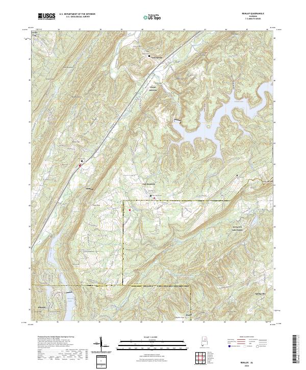 USGS Topographic Map – Remlap