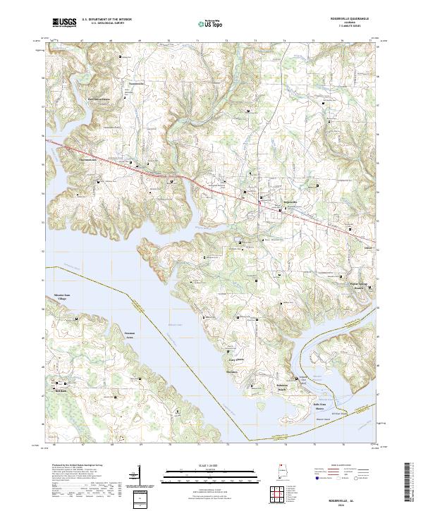 USGS Topographic Map – Rogersville