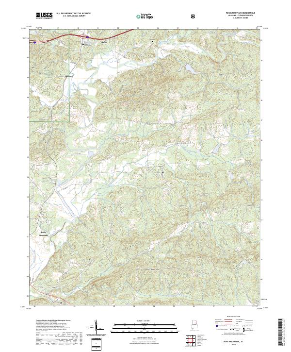 USGS Topographic Map – Ross Mountain