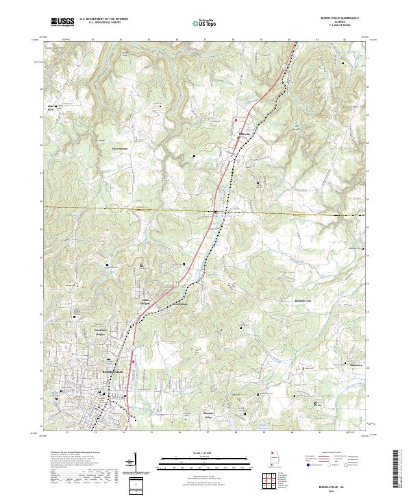 USGS Topographic Map – Russellville