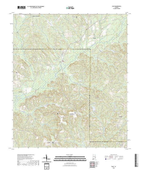 USGS Topographic Map – Saco