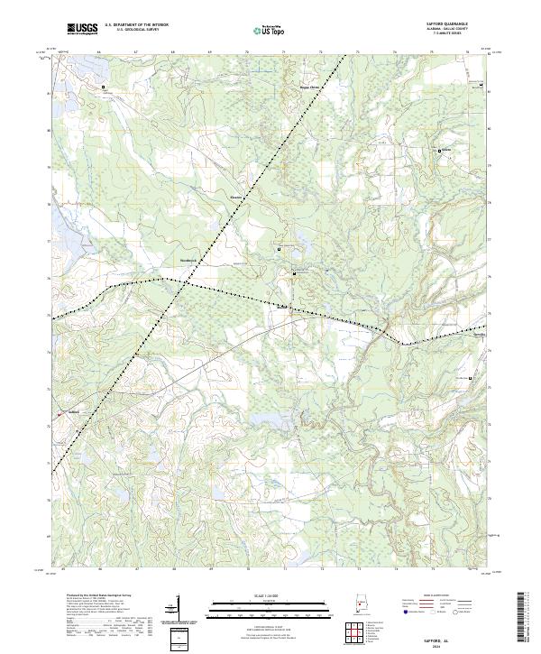 USGS Topographic Map – Safford