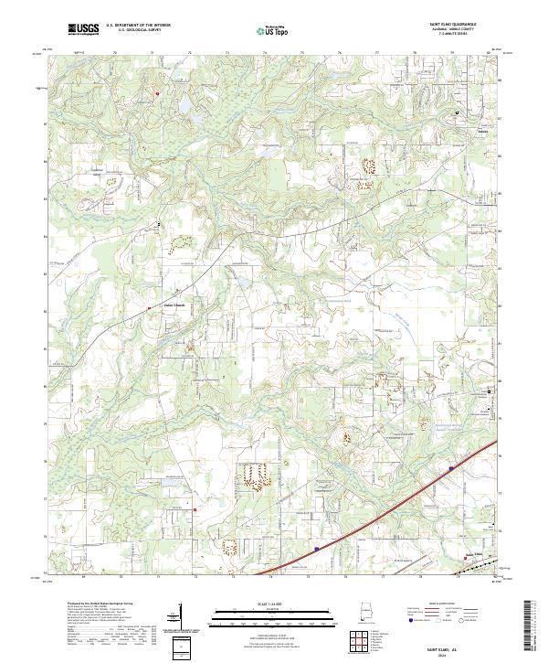 USGS Topographic Map – Saint Elmo