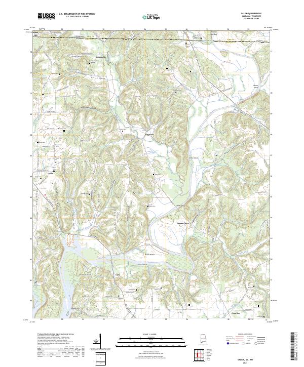USGS Topographic Map – Salem