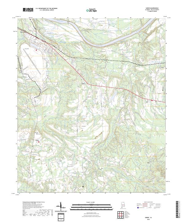 USGS Topographic Map – Sardis