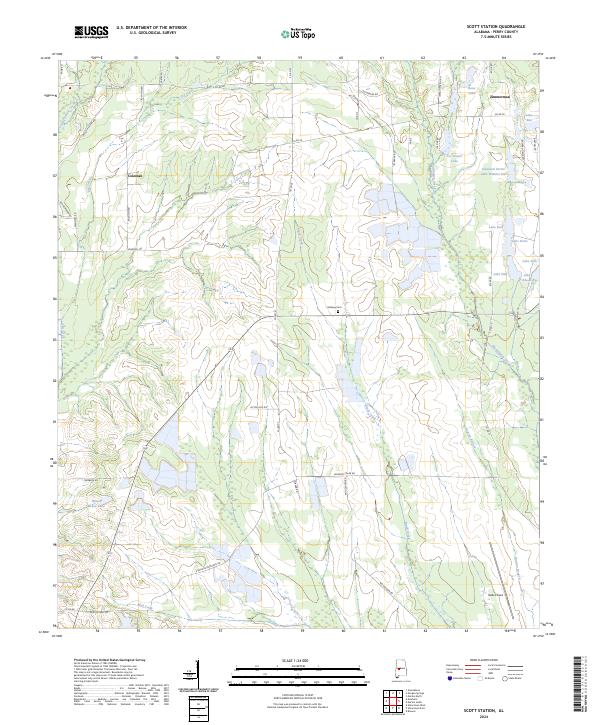 USGS Topographic Map – Scott Station