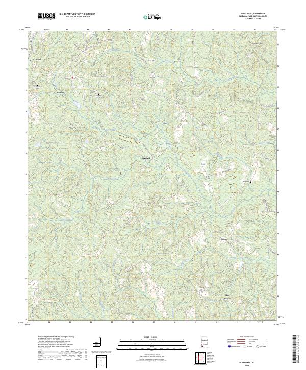 USGS Topographic Map – Seaboard