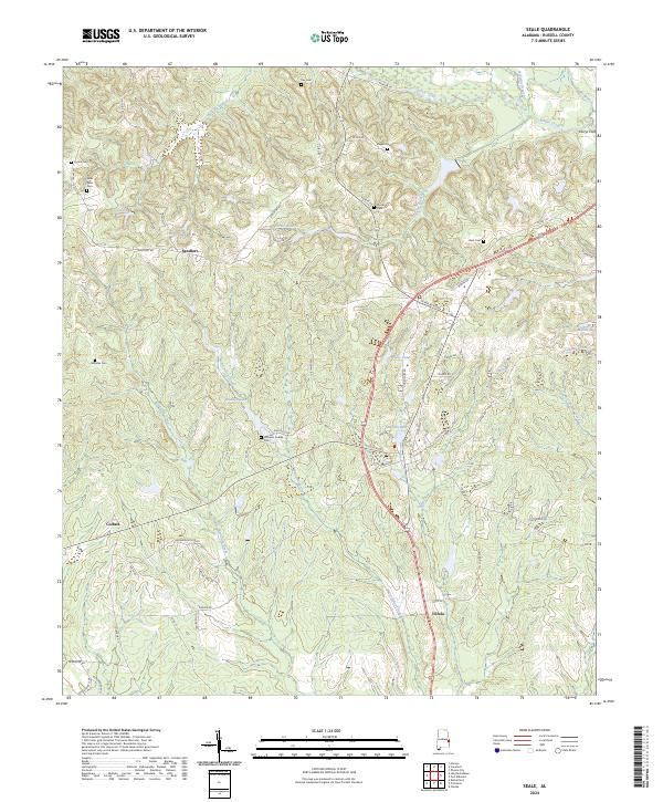 USGS Topographic Map – Seale
