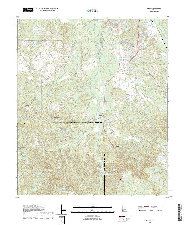 USGS Topographic Map – Sellers