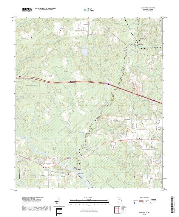 USGS Topographic Map – Seminole