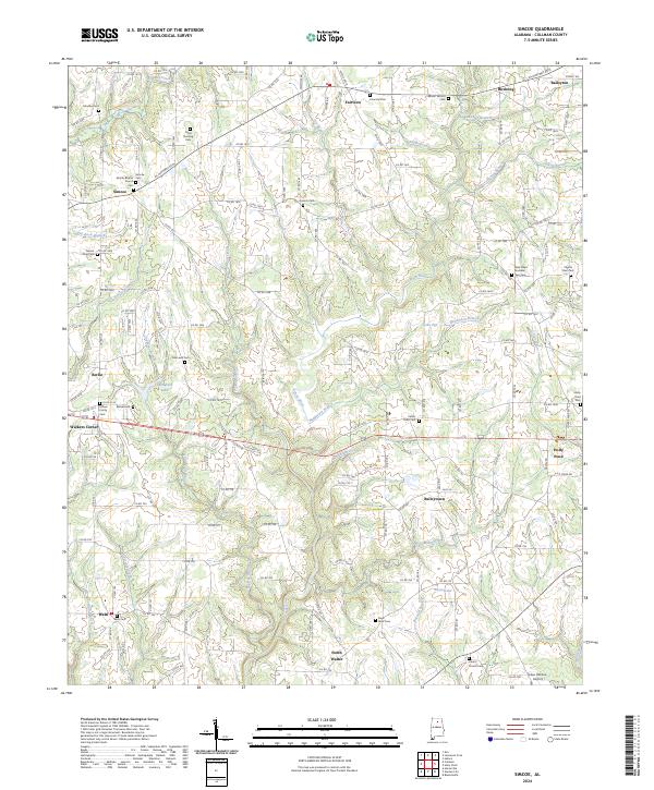 USGS Topographic Map – Simcoe