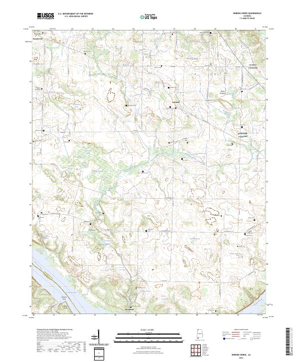 USGS Topographic Map – Sinking Creek