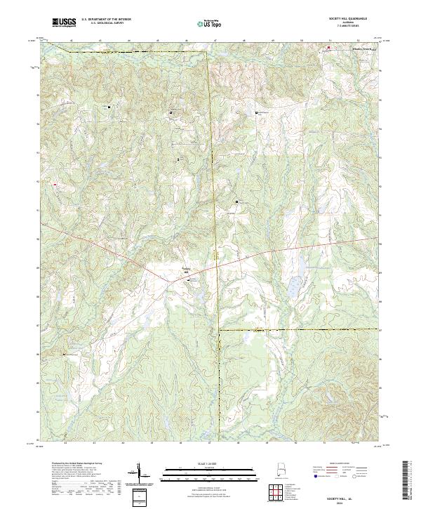 USGS Topographic Map – Society Hill