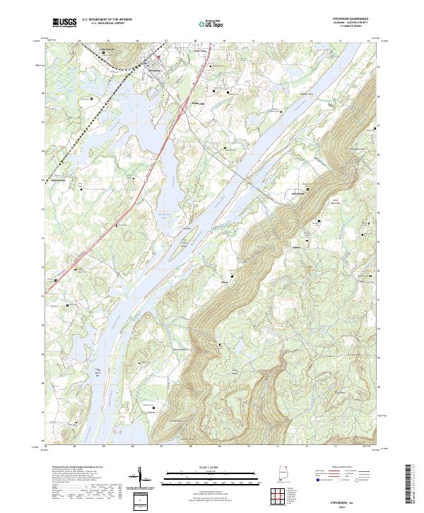 USGS Topographic Map – Stevenson