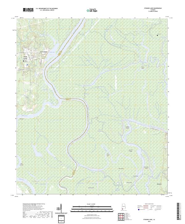 USGS Topographic Map – Stiggins Lake