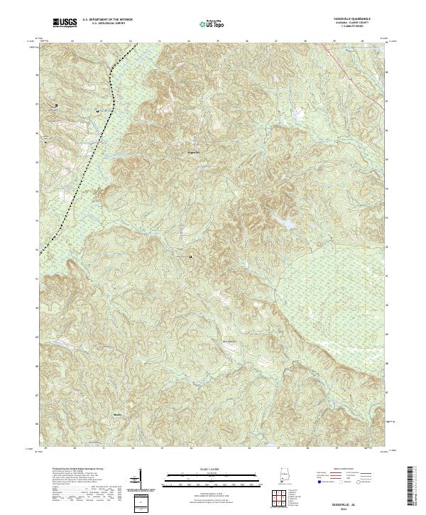USGS Topographic Map – Suggsville