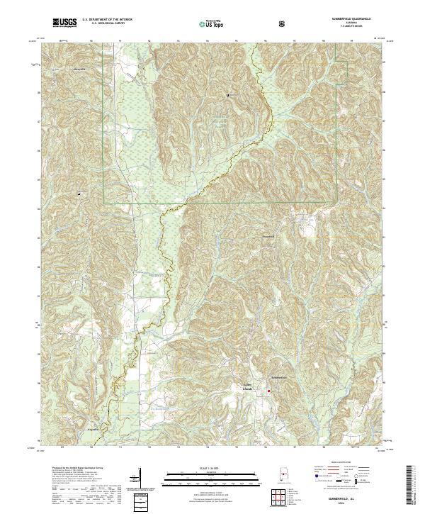 USGS Topographic Map – Summerfield