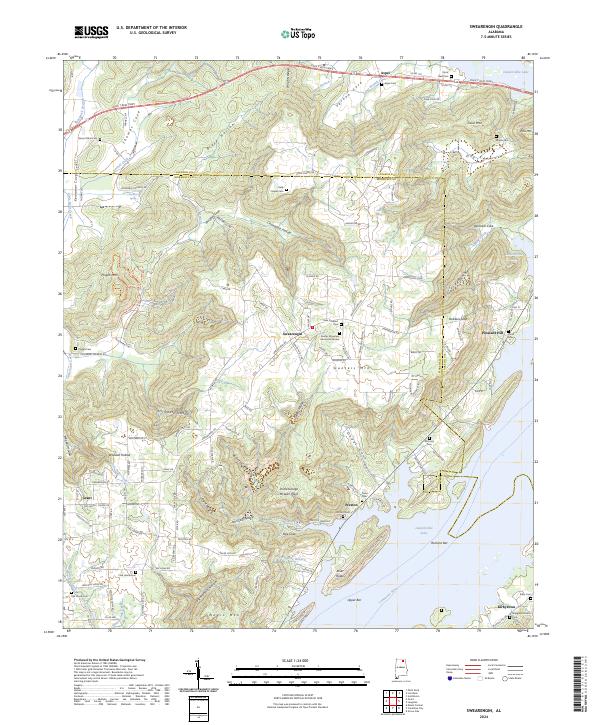 USGS Topographic Map – Swearengin