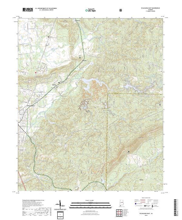 USGS Topographic Map – Sylacauga East