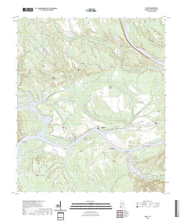USGS Topographic Map – Tasso