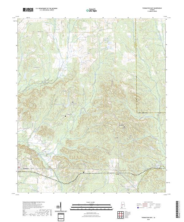 USGS Topographic Map – Thomaston East