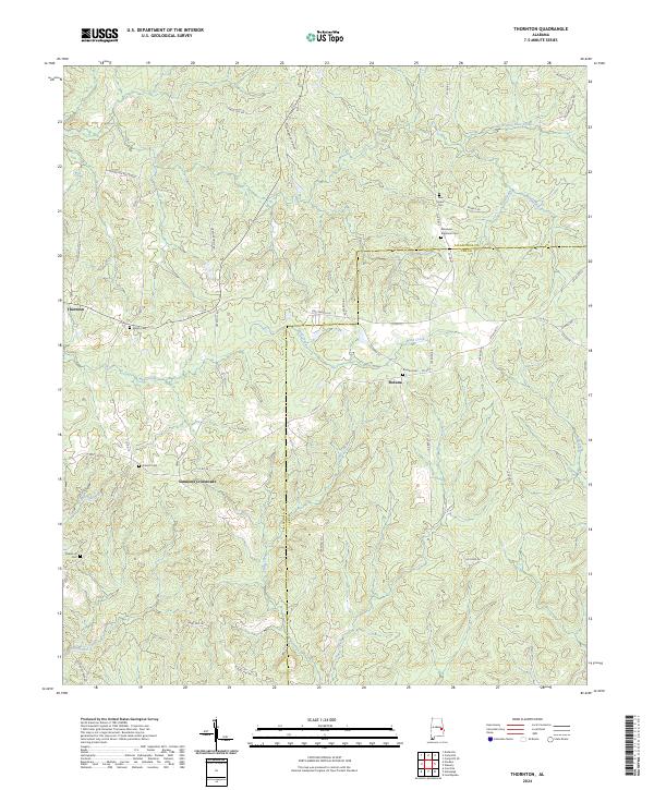 USGS Topographic Map – Thornton