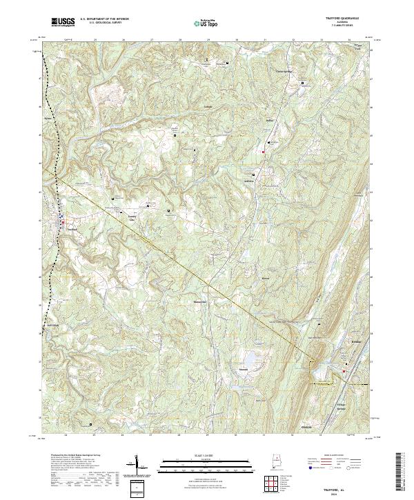 USGS Topographic Map – Trafford