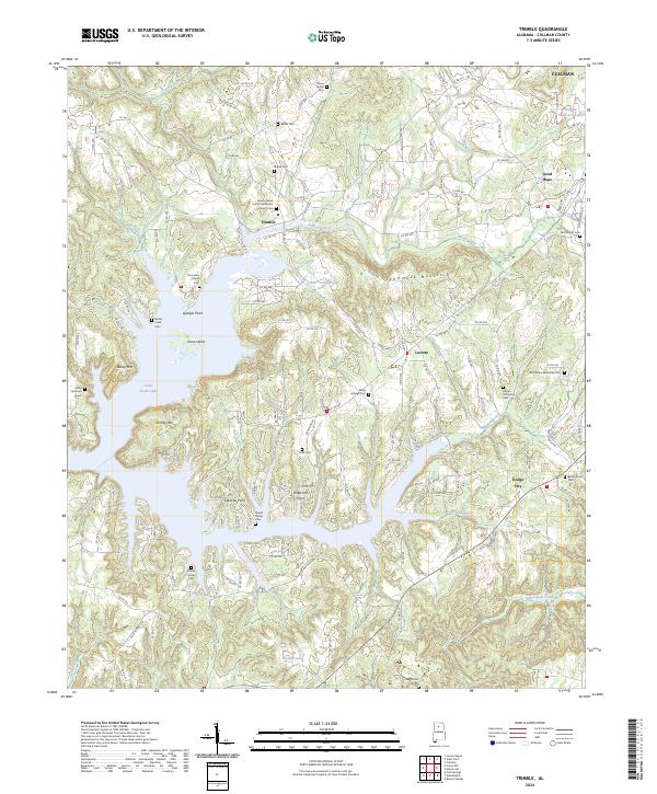 USGS Topographic Map – Trimble