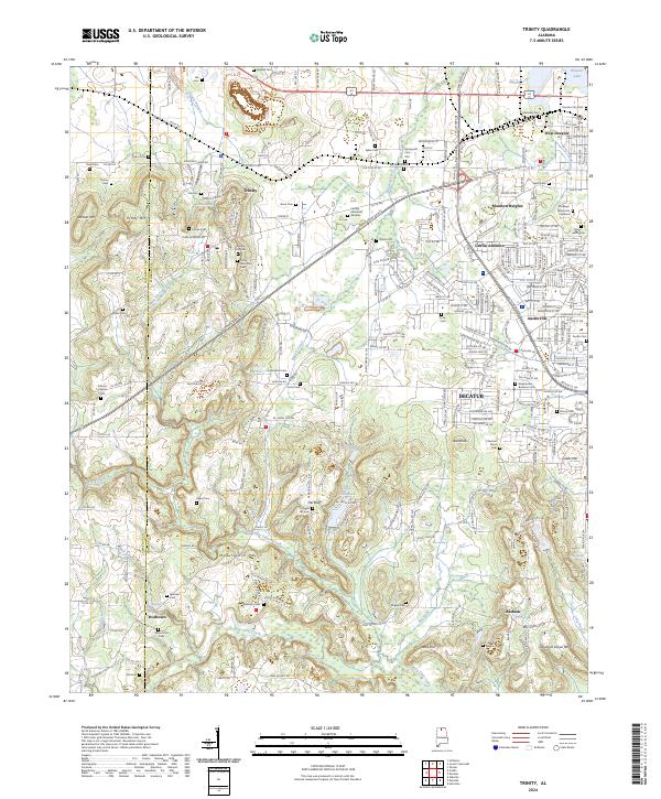 USGS Topographic Map – Trinity