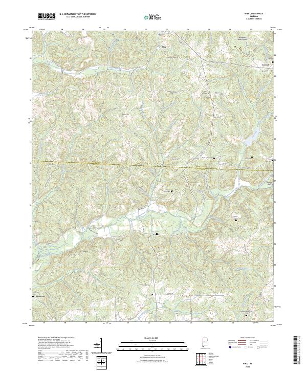 USGS Topographic Map – Vina
