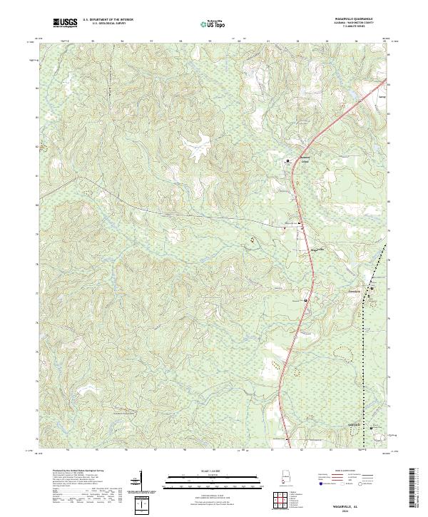 USGS Topographic Map – Wagarville