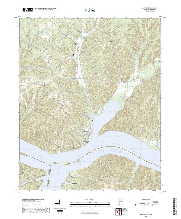 USGS Topographic Map – Waterloo