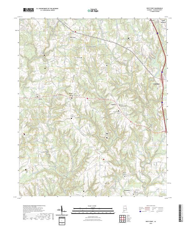 USGS Topographic Map – West Point