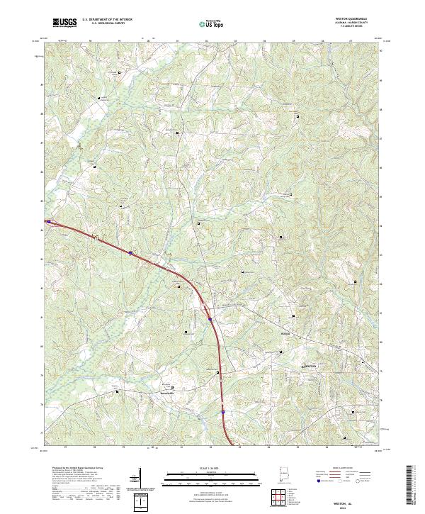 USGS Topographic Map – Weston