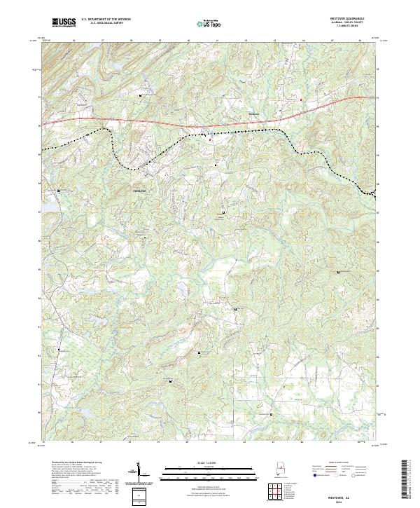 USGS Topographic Map – Westover