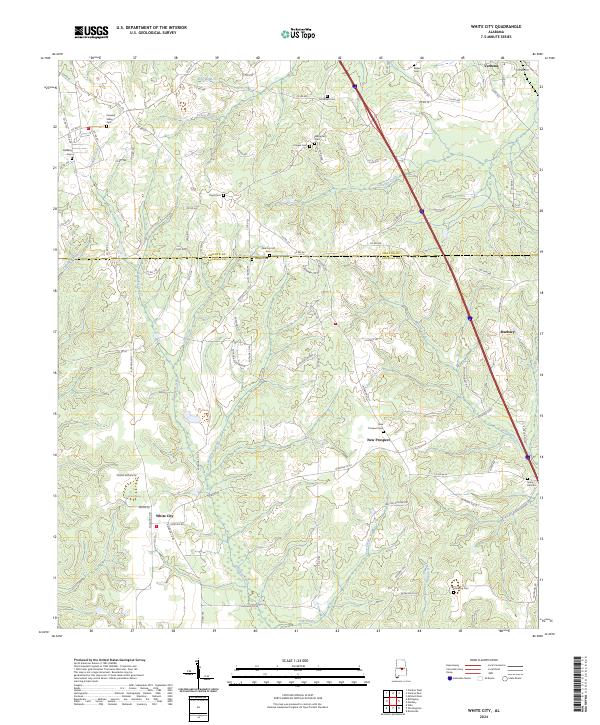 USGS Topographic Map – White City