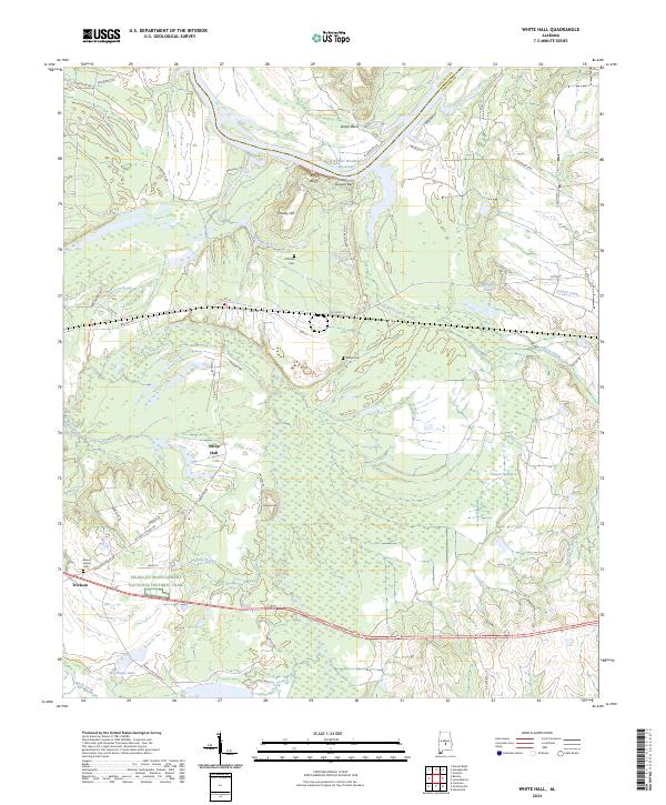 USGS Topographic Map – White Hall