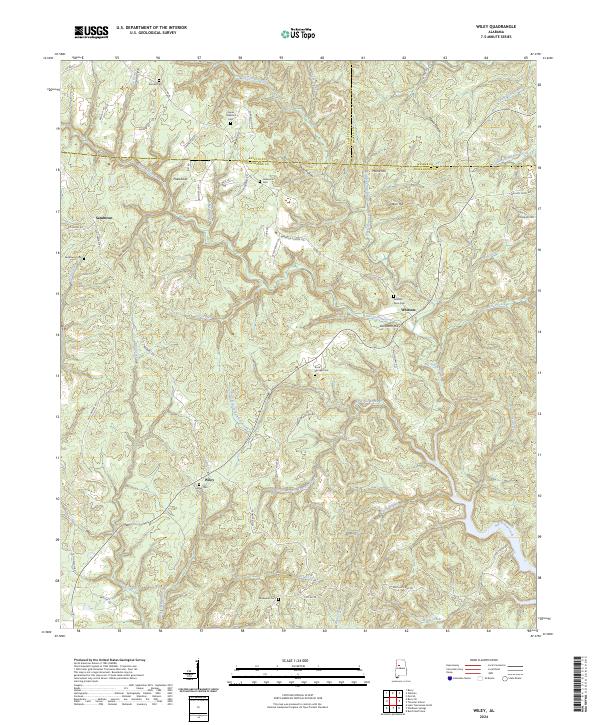 USGS Topographic Map – Wiley
