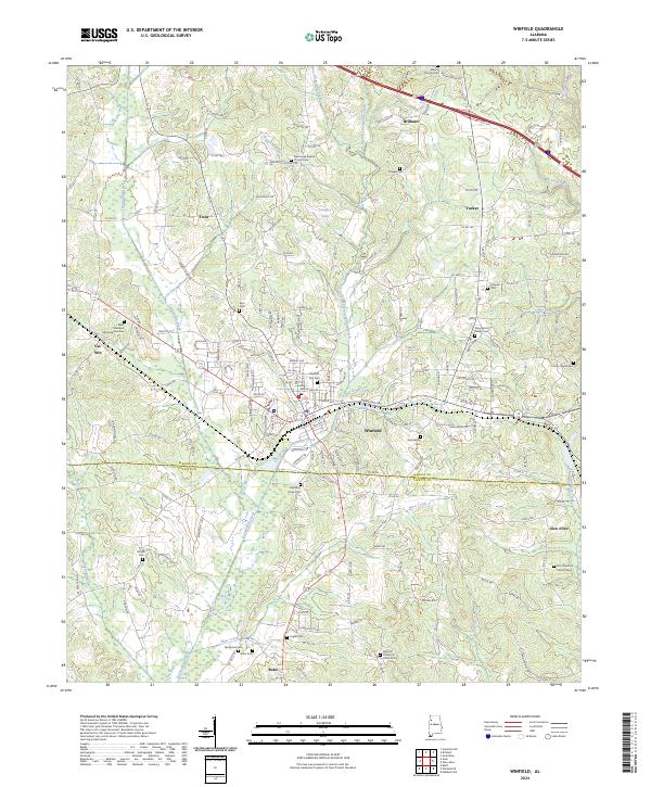 USGS Topographic Map – Winfield
