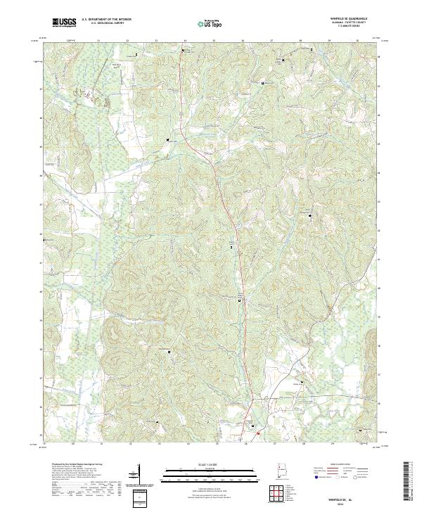 USGS Topographic Map – Winfield SE