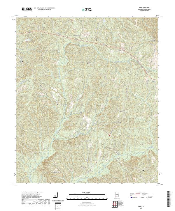 USGS Topographic Map – Winn