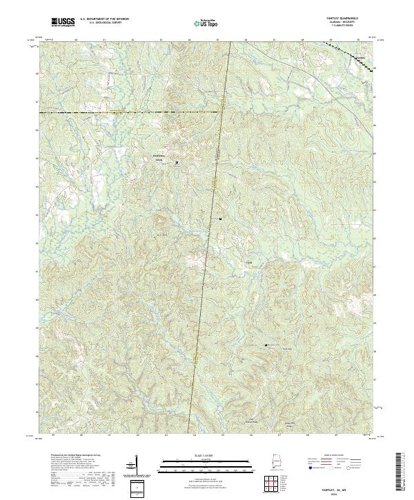 USGS Topographic Map – Yantley