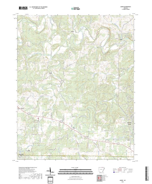 USGS Topographic Map – Agnos