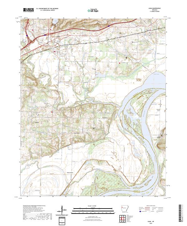 USGS Topographic Map – Alma