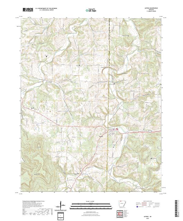 USGS Topographic Map – Alpena