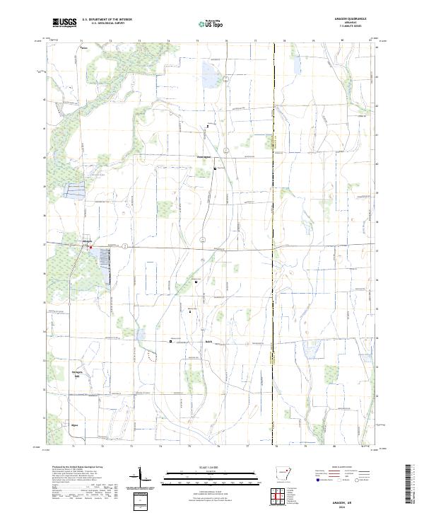 USGS Topographic Map – Amagon