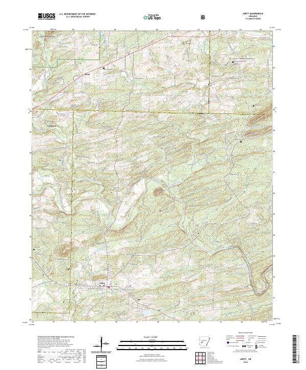 USGS Topographic Map – Amity