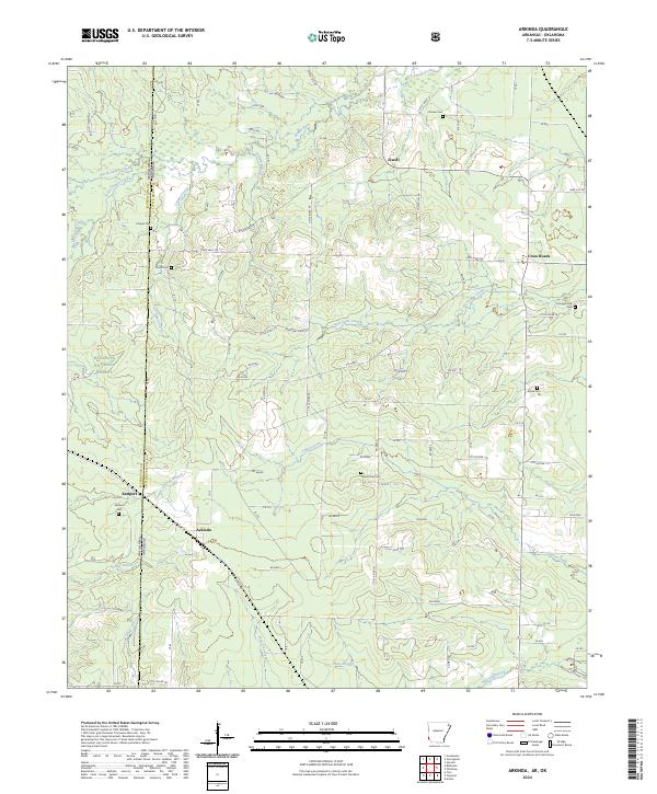 USGS Topographic Map – Arkinda