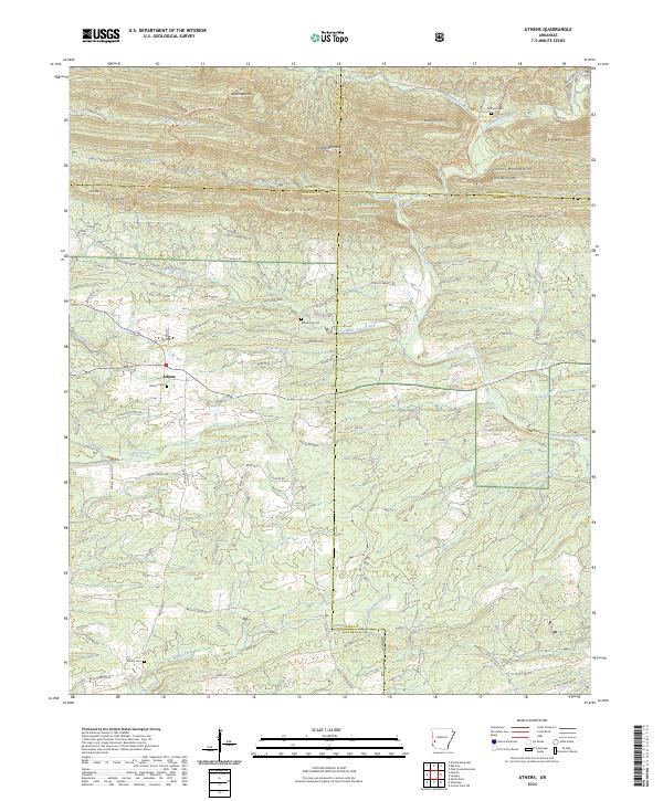 USGS Topographic Map – Athens