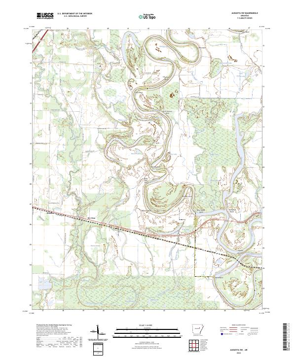 USGS Topographic Map – Augusta SW